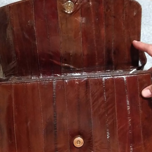 Eel skin Purse 80s - Picture 4 of 7